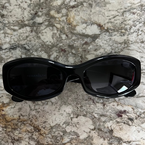 Chanel Rare Quilted Rectangular Sunglasses - Picture 7 of 17